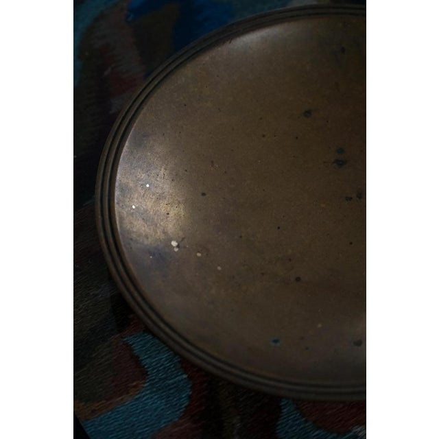 1920s Danish Art Deco Patinated Bronze Bowl attributed to Just Andersen, Denmark, 1920s For Sale - Image 5 of 14
