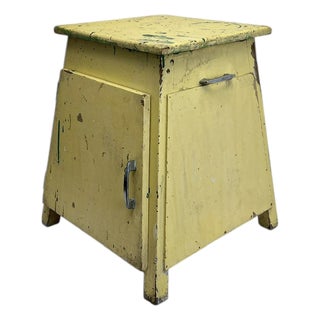 Pine Wood Side Table, 1940s For Sale