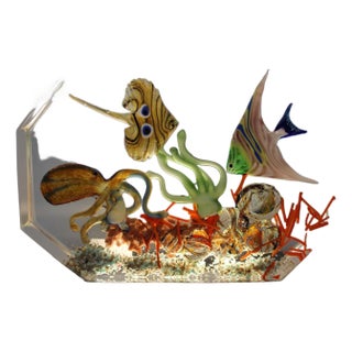 Murano Aquarium by Diego Costantini For Sale