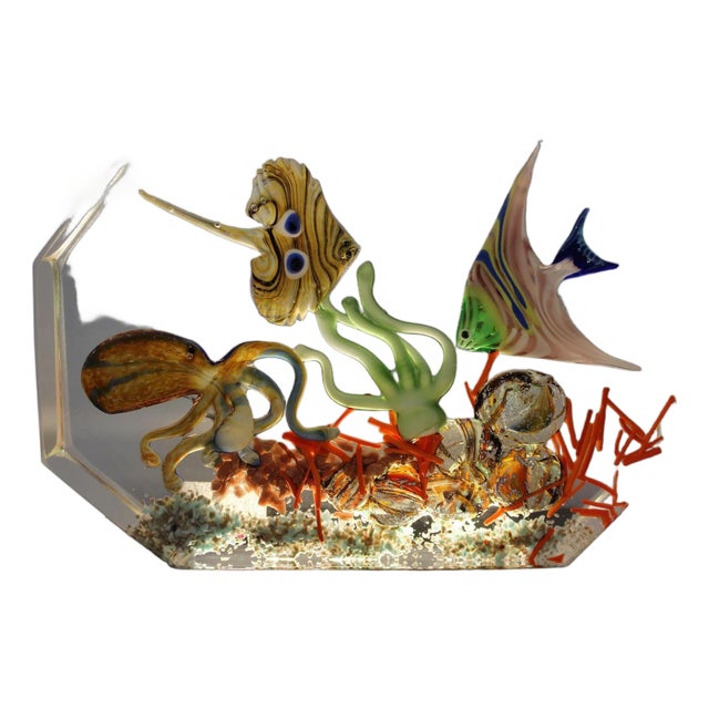 Murano Aquarium by Diego Costantini For Sale
