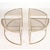 Metal Chrome and Brass Nesting Tables from Maison Charles, 1970s, Set of 5 For Sale - Image 7 of 9