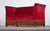 Danish Red Velvet Sofa and Lounge Chair Set, 1950s For Sale - Image 4 of 15