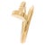 Modern Cartier Just Ankle Nail Ring Syz313 18k Yellow Gold Au750 Authentic Certificate, Size 3 For Sale - Image 3 of 8
