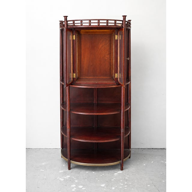 Secessionist Salon Cabinet with Display Section by Prof. Josef Hoffmann for Jacob & Josef Kohn, Vienna, 1904 For Sale - Image 6 of 10