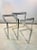 1970s 1970s Modern Chrome & Glass Nesting Tables - Set of 3 For Sale - Image 5 of 9