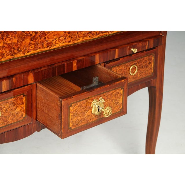 Antique Oysterveneer Secretaire, 1770s For Sale - Image 15 of 18