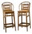 Pair of Bamboo Brighton Counter Stools For Sale