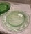Corning Inc. Festiva Spring Green by Corelle/Corning Dinner/Salad Plate Set of 7 For Sale - Image 4 of 5