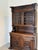Antique Carved Oak Display Cabinet with Barley Twist Columns For Sale - Image 4 of 7