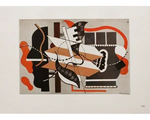 1948 After Fernand Léger "Dotted Still Life", First Edition Period Parisian Offset Lithograph