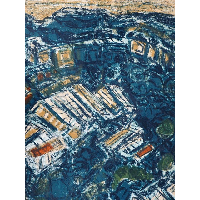 André Cottavoz, the Green Greenhouses of the South (vallauris), 1973, Original Lithograph For Sale - Image 4 of 9