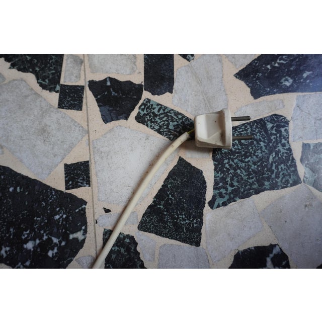 Bamboo Model Floor Lamp in Opaline Glass and Steel by Enrico Tronconi, 1970s For Sale - Image 11 of 12