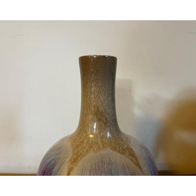 Geoffrey Borr Chilmark Pottery Flambe Sang De Boeuf Oxblood Vase by Chilmark Pottery, Martha's Vineyard Massachusetts For Sale - Image 13 of 15