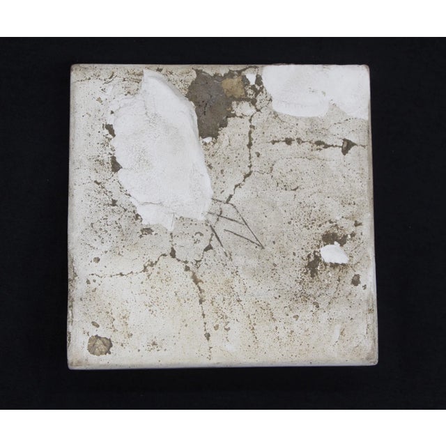 Mid 20th Century Imported Crackled White Ceramic Wall Tile For Sale - Image 6 of 6