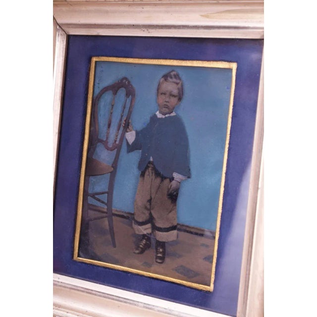 Vintage Tintype With Giltwood Frame For Sale In New York - Image 6 of 11
