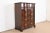 1980s Henredon Georgian Solid Mahogany Block Front Highboy Dresser For Sale - Image 5 of 12