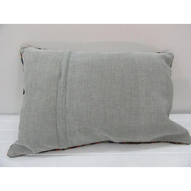 Turkish Turkish Kilim Handmade Pillow Cover For Sale - Image 3 of 4
