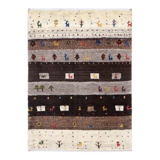 Pasargad Fine Hand Knotted Persian Gabbeh Rug For Sale