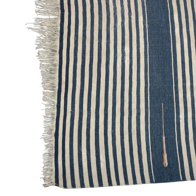 Rug & Kilim Vintage Dhurrie Runner Rug With Stripes, From Rug & Kilim For Sale - Image 4 of 6