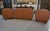 Brown 2-Seater Sofa and Club Armchairs in Faux Leather, 1980s, Set of 3 For Sale - Image 8 of 12