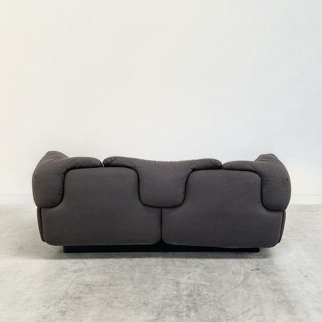 Textile Confidential Sofa by Alberto Rosselli for Saporiti, 1970s For Sale - Image 7 of 14