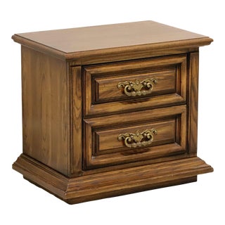 Thomasville Segovia Spanish Mediterranean Oak Nightstand For Sale