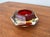Vintage Italian Red and Yellow Sommerso Murano Glass Bowl, 1970s For Sale - Image 16 of 18