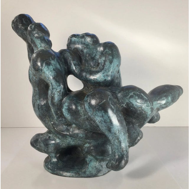 This beautiful bronze in Nic Jonk’s wonderful voluptuous figurative style represents the mythological subject that Nic...