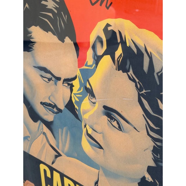 1980s Vintage “Cabellera Blanca” Framed Film Poster For Sale - Image 5 of 9