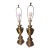 Vintage Pair of Frederick Cooper Brass Trophy Urn Lamps For Sale