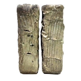 Eric Astoul, Totems Gres La Borne Cuisson Bois, 2000s, Ceramic For Sale