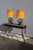 1950s Italian Table Lamps in Brass, Metal & Bamboo, 1950s, Set of 2 For Sale - Image 5 of 17