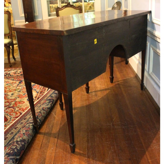 Brown Circa 1770-90 George III Small Bowfront Sideboard For Sale - Image 8 of 11