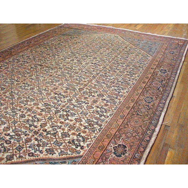 1940s Early 20th Century Persian Mahal Carpet ( 11'10" x 16' - 360 x 488 ) For Sale - Image 5 of 8