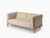 Contemporary Minimalist Modern Sofa in Ash and Fabric by Julien Renault For Sale - Image 3 of 12