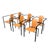 Trix Dining Chairs from KFF, 1980s, Set of 6 For Sale - Image 16 of 16