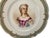 19th C Sèvres Marked Plate Madame Du Barry Signed Debrie Green-Gold Ribbon Made in France c.1890-1910 For Sale In Palm Springs - Image 6 of 10