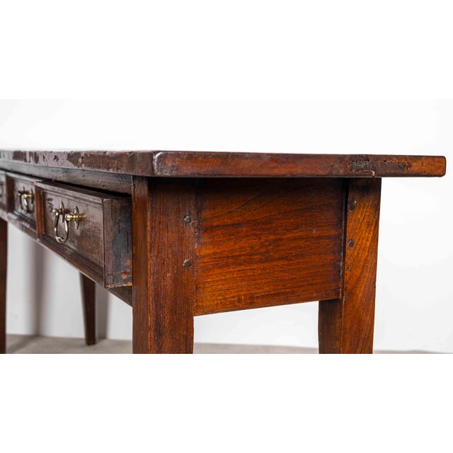 Brown Vintage Dresser in Oak, 1950s For Sale - Image 8 of 13