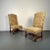 Pair of Jacobean Throne Chairs, King and Queen, Fine Fabric For Sale - Image 13 of 13