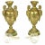 Bronze 1850 Antique Neoclassic Gilt Bronze Vases Urns on Onyx Bases - A Pair For Sale - Image 8 of 8