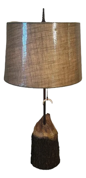 Beaver Wood Table Lamp