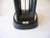 1960s Mid Century Modern Danish Tall Lamp With Quartz and Black Wood 1960's For Sale - Image 5 of 7