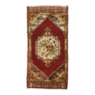 Vintage Mid Century Turkish Rug For Sale
