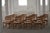Razorblade Dining Chairs in Oak and Mohair by Henning Kjærnulf, 1960s, Set of 12 For Sale - Image 14 of 18