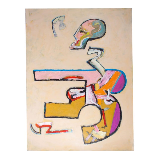 Abstract Acrylic Painting by James L. Bruch For Sale