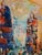1970s Charles Weissman Melohs Mixed Media Painting New York, n.y. For Sale - Image 9 of 15