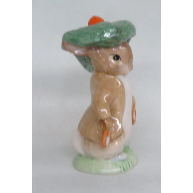 English Royal Albert Porcelain Beatrix Potter Benjamin Bunny Rabbit Figurine For Sale - Image 3 of 10