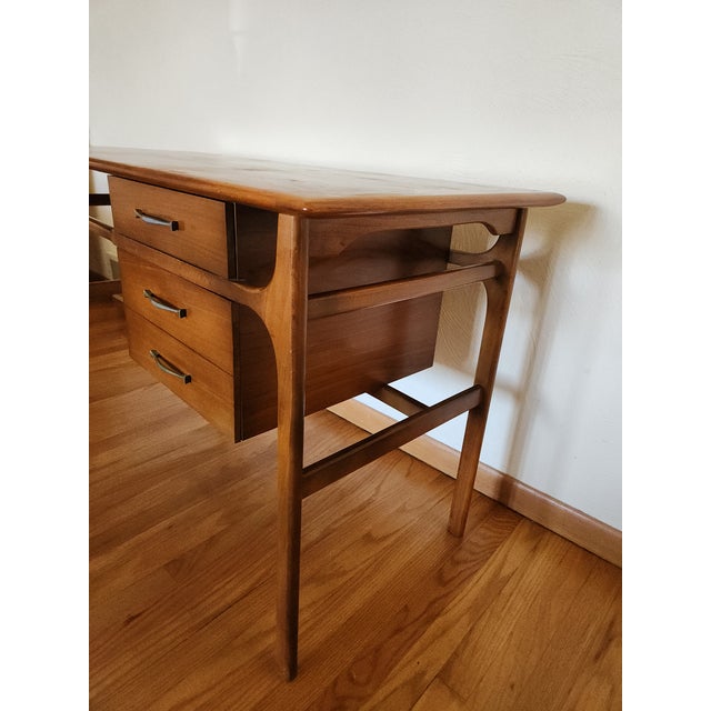 1960s 1960s Lane Acclaim Mid Century Modern Desk For Sale - Image 5 of 12