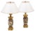 Satsuma Earthenware Lamps, Circa 1880, Set of 2 For Sale