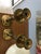Hollywood Regency Maitland Smith Brass and Chrome Bamboo Style Tall Candlesticks-A Pair For Sale - Image 3 of 7